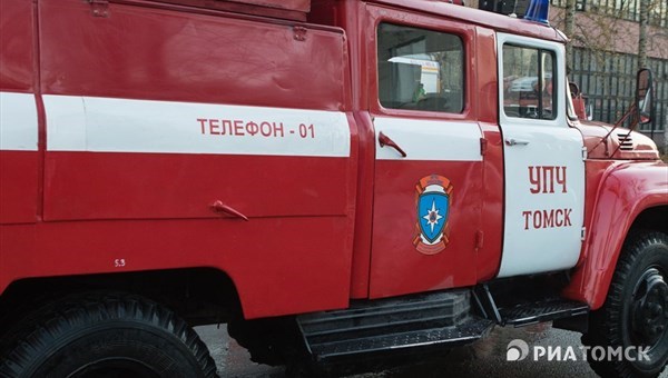Небольшой пожар произошел в здании ТВМИ в Томске