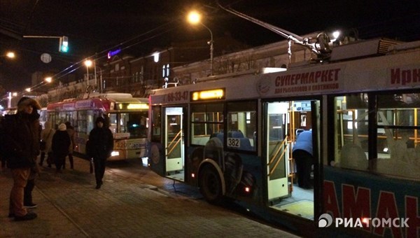 Общественный транспорт в новогоднюю ночь в Томске: цены и график