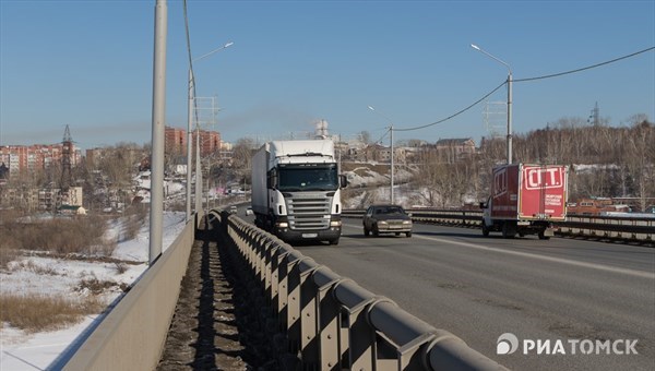 Фуры с 1 апреля и до середины мая будут ездить по Томску, минуя центр