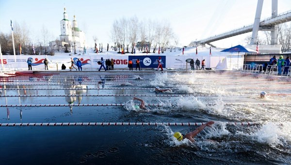 Alexander Zaitsev from Tomsk became world champion on Winter Swimming