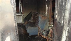 СК: в пожаре в Молчаново погибли родственники, съехавшиеся на выходные