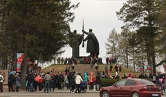 Власти начали украшать Томск к 72-й годовщине Победы