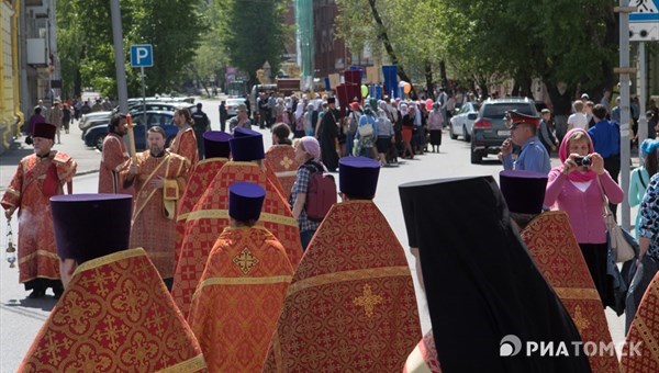 Движение в центре Томска перекроют во вторник из-за крестного хода