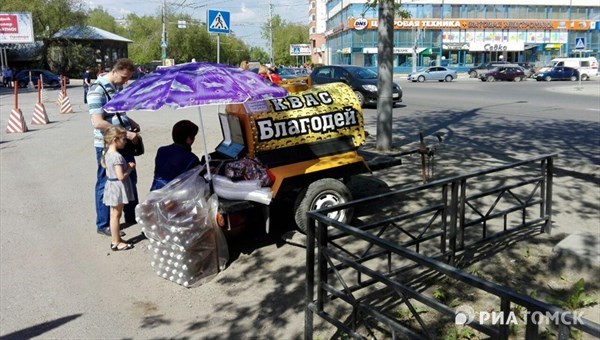 Томское пиво поставило на паузу уличную продажу кваса из-за COVID