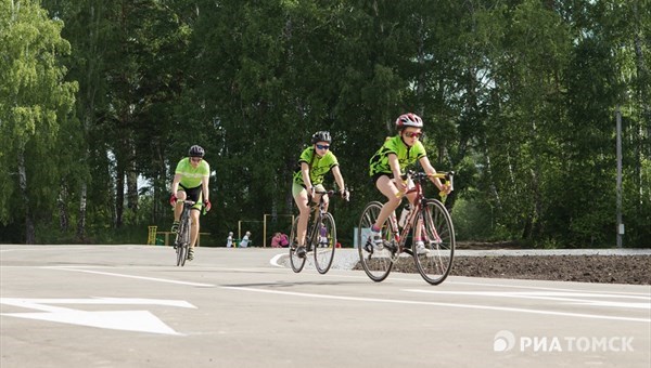 Велодорожки появятся на путепроводе по дороге к Томскнефтехиму
