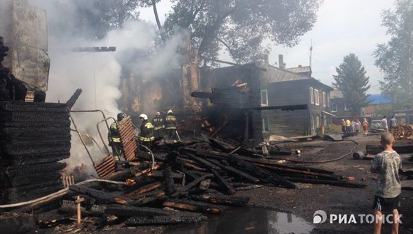 Бегун: пожарные действовали правильно при пожаре на Шегарском в Томске