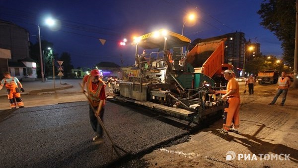 Дума Томска выступила с инициативой разрешить дорожный ремонт по ночам