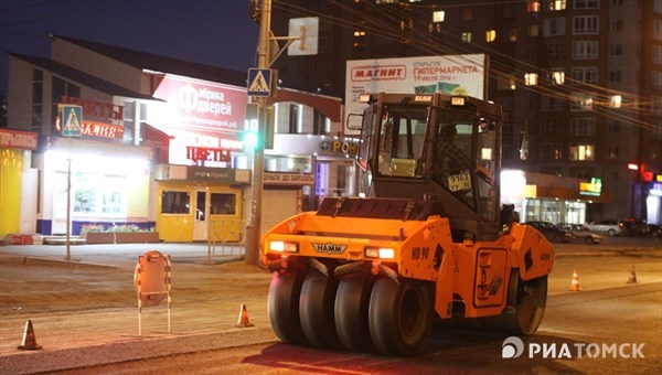 Дорожники отремонтируют Фрунзе в Томске до улицы Красноармейской
