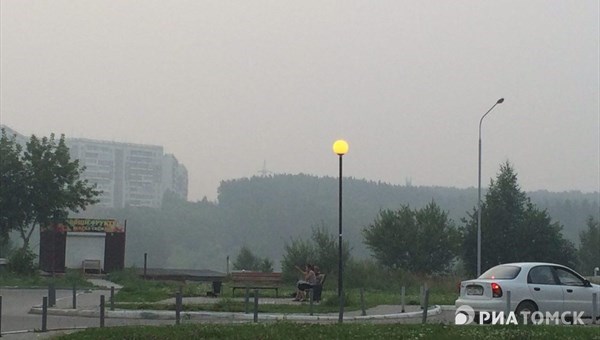 Норма ПДК взвешенных частиц в воздухе в Томске превышена из-за пожаров