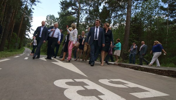 Лыжероллерная трасса официально открылась в томском Академгородке
