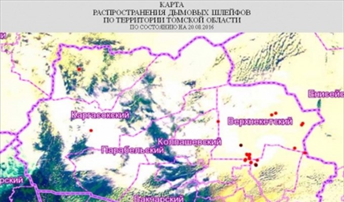 Карта месторождений томской области