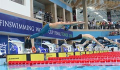 Участники КМ по плаванию в ластах в Томске побили два мировых рекорда