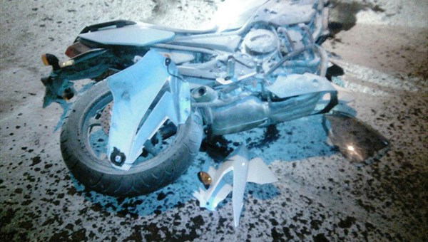 Второе за сутки ДТП с мотоциклом произошло в Томске,пострадал водитель