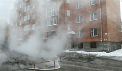 Четыре дома на Гоголя и Нечевском в Томске затопило горячей водой
