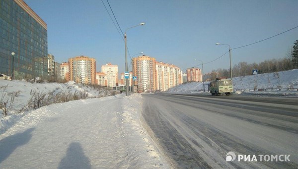 Небольшой снег ожидается в Томске в понедельник