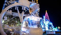 Салют и программа празднования Нового года-2017 в Томске