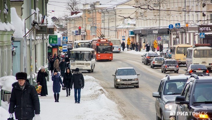 Морозная и ветреная погода ожидает томичей в понедельник