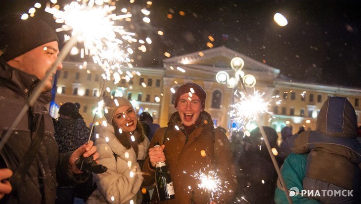 Власти ожидают, что Новый год в центре Томска встретят 20 тыс человек