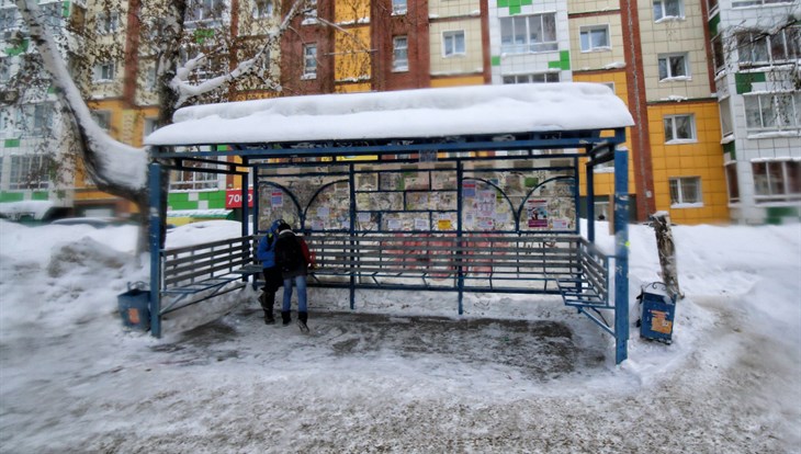 САХ выделит два спецзвена на уборку снежных завалов с остановок Томска