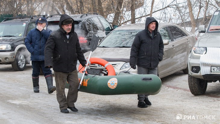 Оперативные службы спасут от подтопления жителей Заварзина в Томске