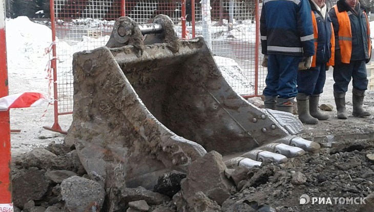 Часть томского Каштака во вторник осталась без воды из-за аварии