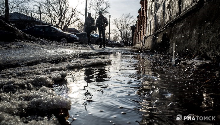 Синоптик: риск подтоплений в Томске снизился из-за теплого марта