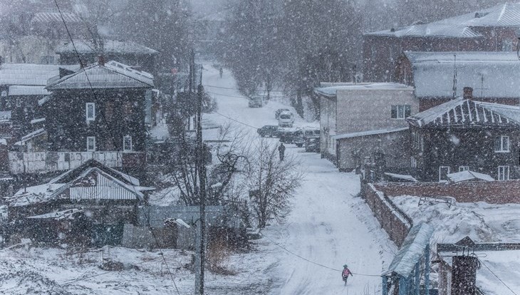 Мэрия Томска:ночью выпало в 4,5 раза больше среднесуточной нормы снега