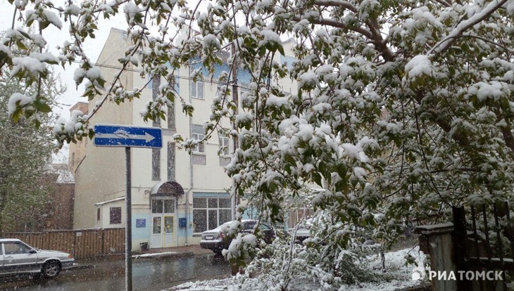 Синоптик: снегопад в Томске прекратится к вечеру