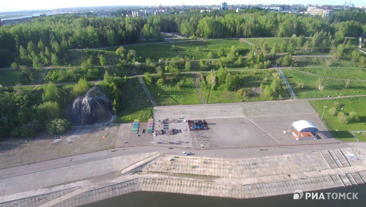 Зона для пляжного волейбола может появиться на Лагерном в Томске