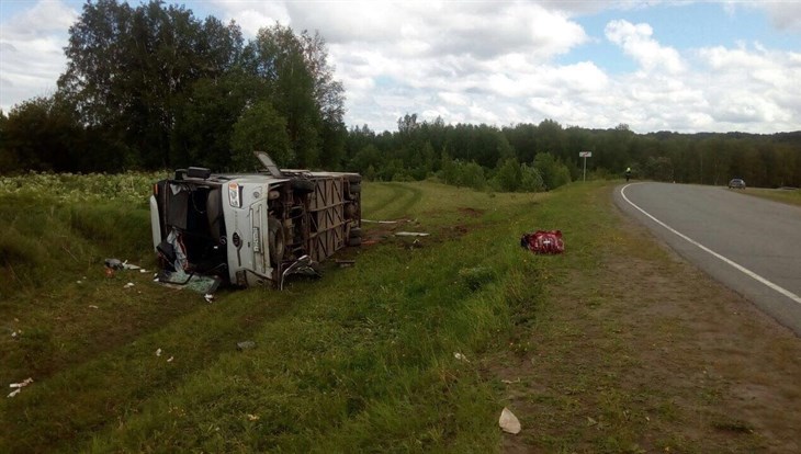 СК: 24 человека пострадали в ДТП с автобусом в Томской области
