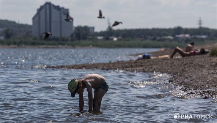 Пляж на Семейкином острове в Томске откроется в воскресенье