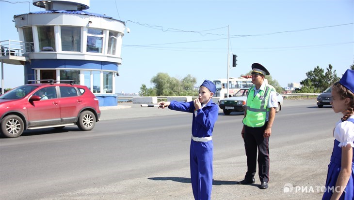 Развитие движения отрядов юных инспекторов в Томской области