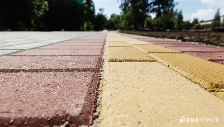 Власти хотят изменить облик Томска с помощью цветной тротуарной плитки