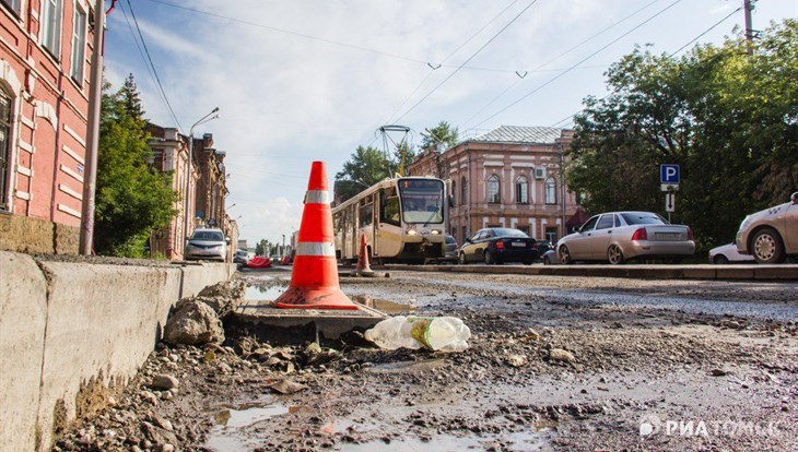 Часть ул Розы Люксембург в Томске будет закрыта для транспорта в среду