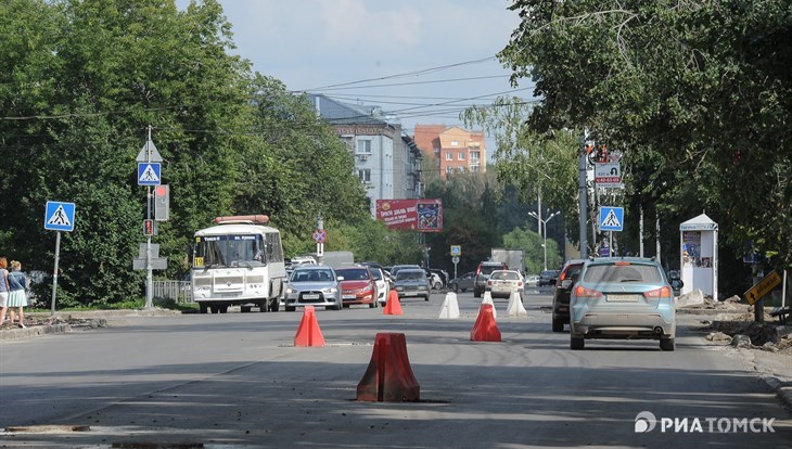 Ремонтные работы на Учебной в Томске будут завершены до 12 августа