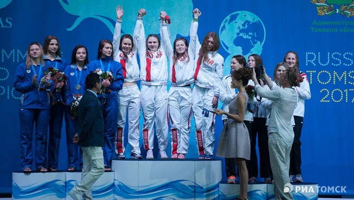 Томские спортсмены взяли золото и серебро на первенстве подводников