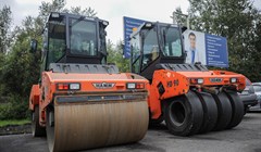 Дорожники используют новый материал при ремонте пр. Мира в Томске