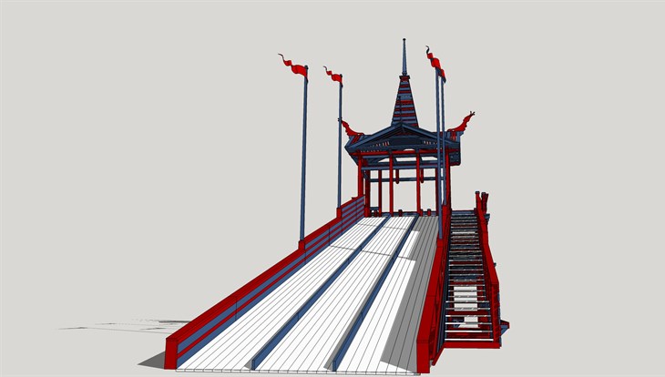 Деревянная горка высотой 4,6 метра появится на Новособорной в Томске