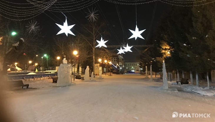 ТГУ и Горсад победили в конкурсе новогоднего оформления Томска