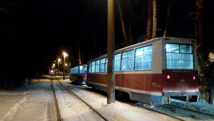 Пенсионерка пострадала при столкновении двух трамваев в Томске