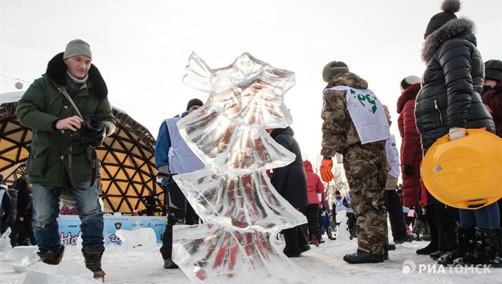Мастера создадут миниатюры изо льда на открытии Хрустального Томска