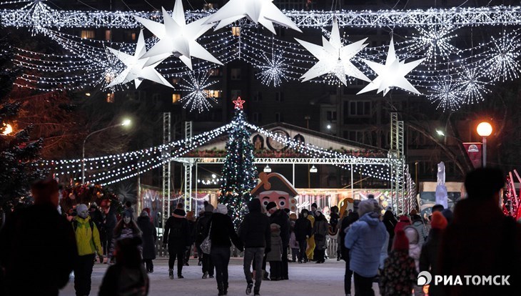Почти 100 новых Звезд и Снежинок загорятся в новогоднем Томске