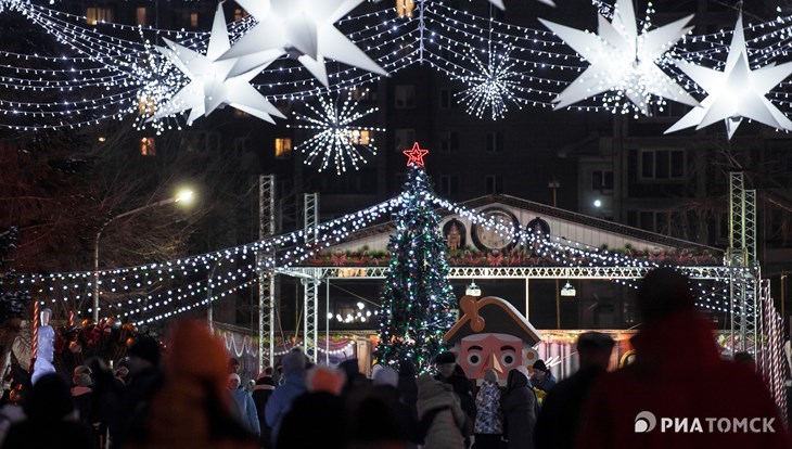 Настроение – праздник: новогодняя ночь в Томске в снимках Instagram