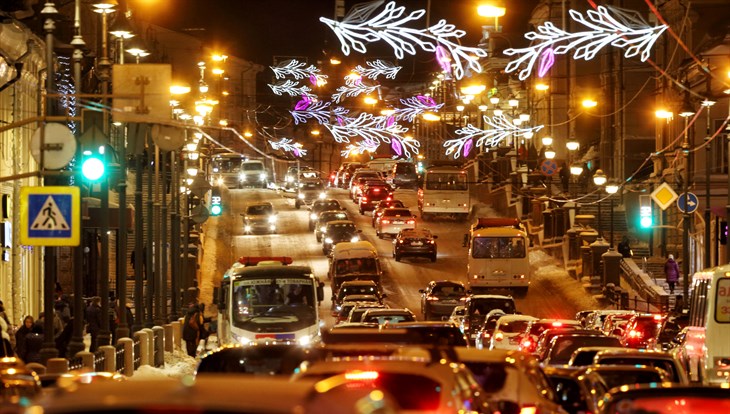 Пробки в 9 баллов образовались на улицах Томска вечером в среду