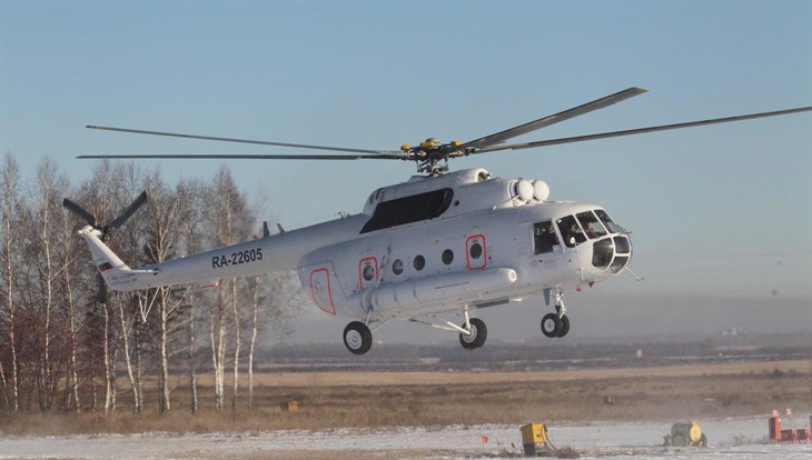 Вертолет Ми-8 совершил жесткую посадку под Стрежевым