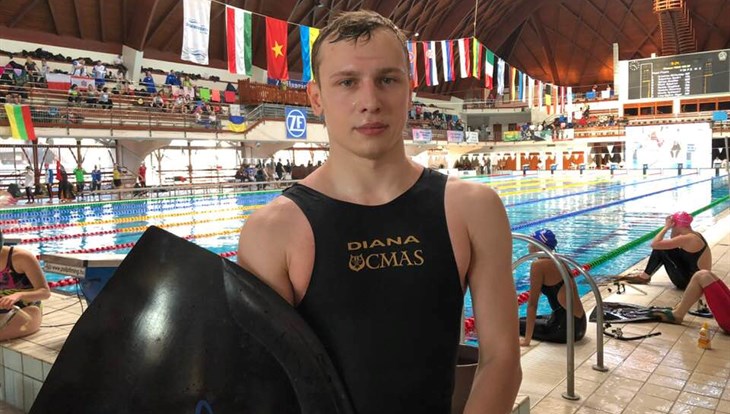 Студент ТПУ Дмитрий Журман взял три золота на Кубке мира подводников