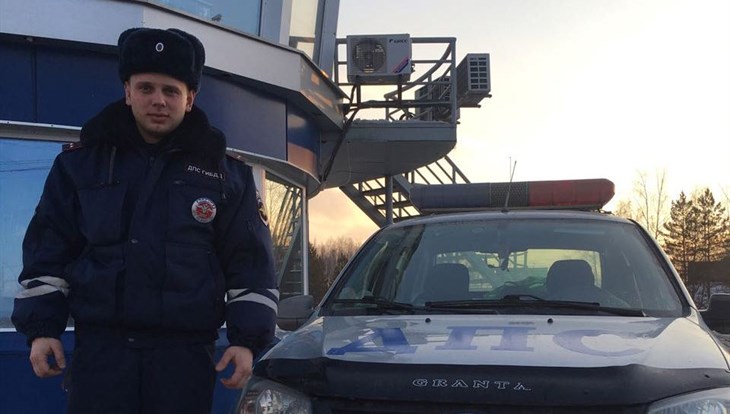 Возвращавшийся со службы полицейский спас жизнь раненому томичу