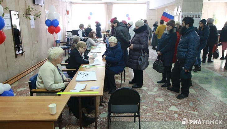 Более 40% томичей проголосовали на выборах президента РФ к 15.00