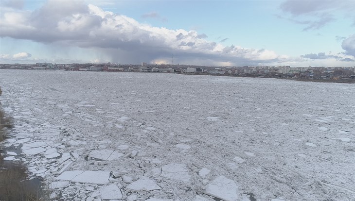 Карта движения ледохода на оби