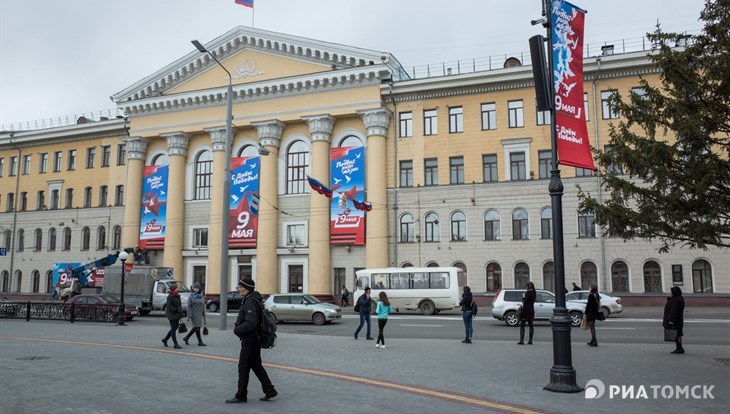 Праздничная иллюминация ко Дню Победы зажжется в Томске 30 апреля